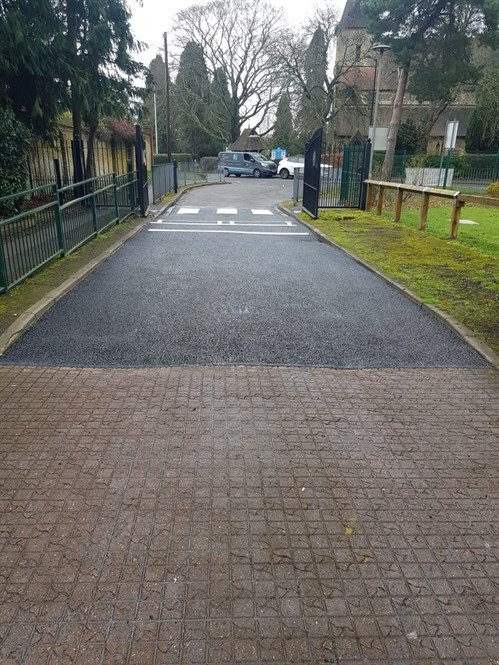 Shirley school entrance