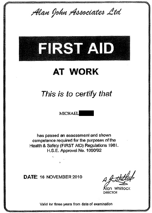 First Aid