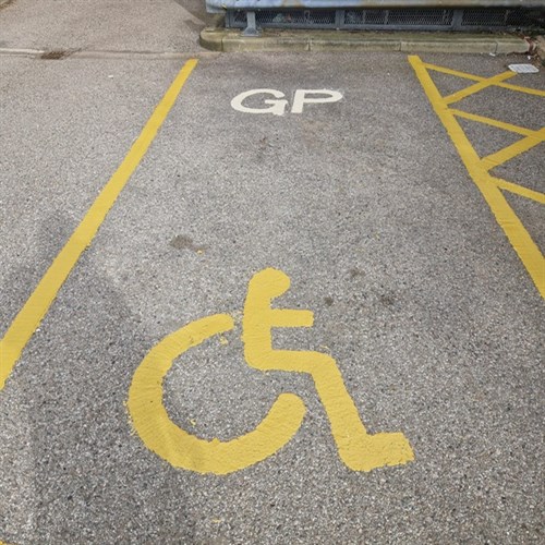 Linemarking NHS Thames House 4