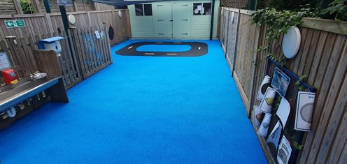 Eveline Day Nursery tiny road